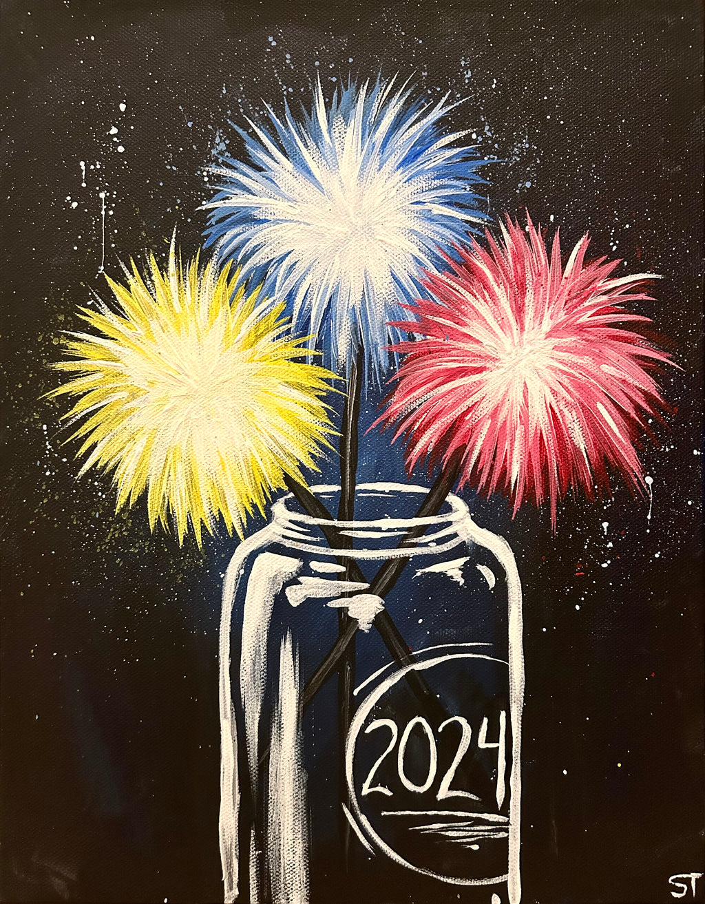 Holiday Sparklers Online Paint Kit - "The Works"