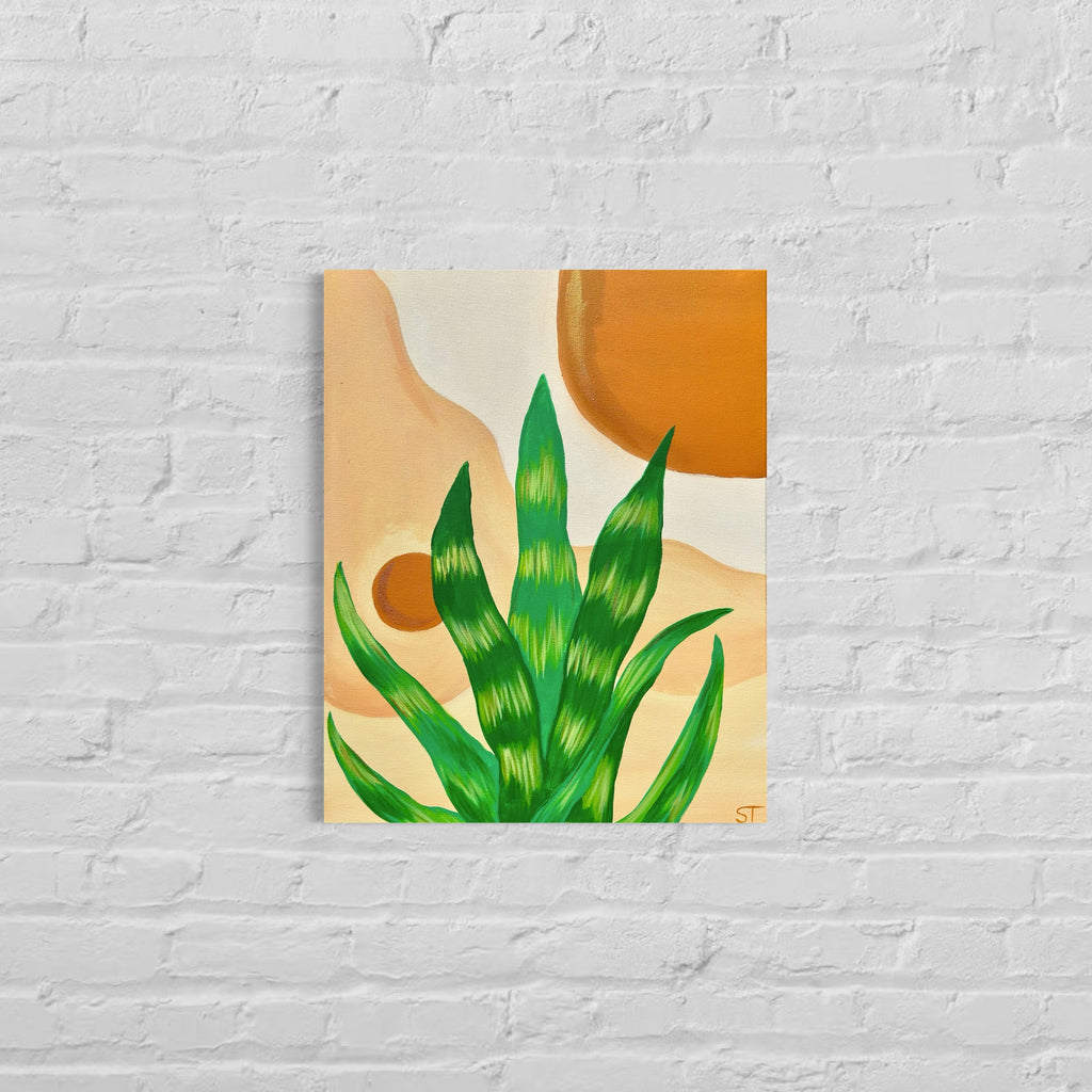Modern Snake Plant Online Paint Kit - "The Works"